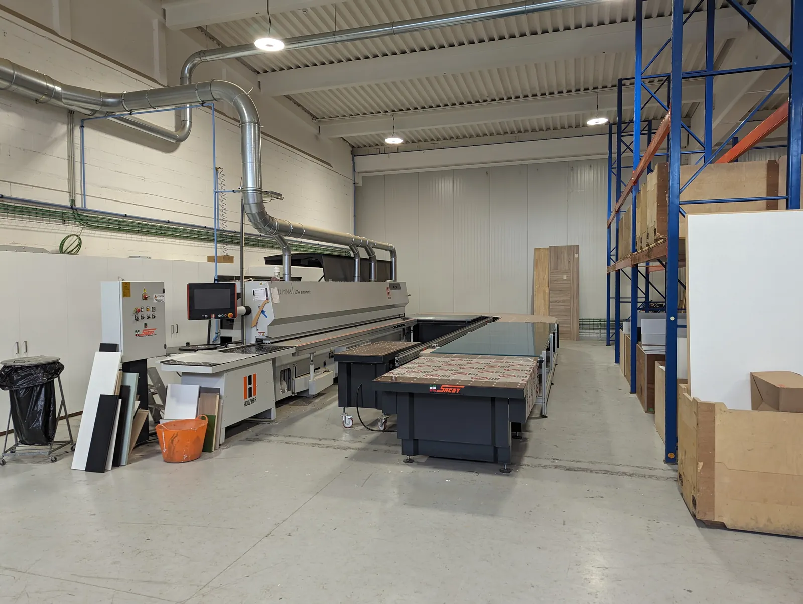 Productiemachine in het atelier